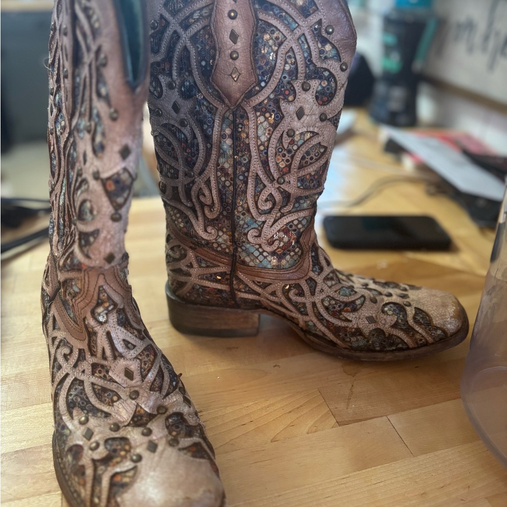 Intricate Western Boots